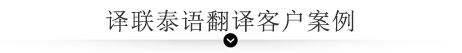 譯聯(lián)泰語翻譯客戶案例